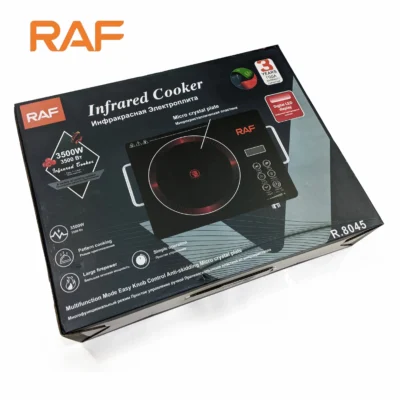 RAF Electric Stove & Infrared Cooker ( Black ) R.8045