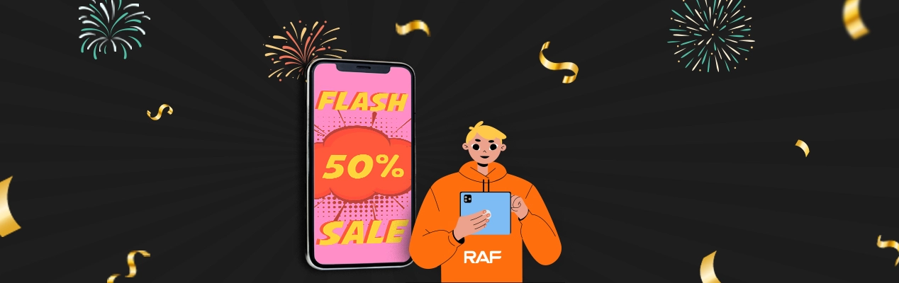 Flash 50% Sale