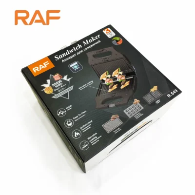 RAF 3-in-1 Sandwich & Panini Grill, Waffle Maker, Nut Maker R.549